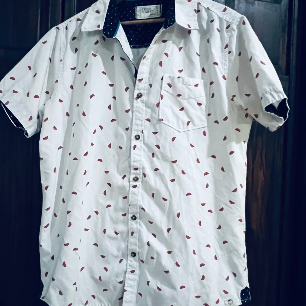 Free Planet Men's Watermelon‎ Shirt